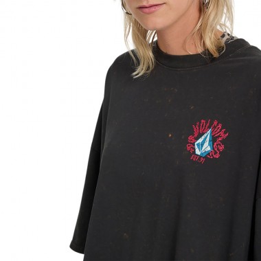 VOLCOM VOLTRIP W T-SHIRT VINTAGE BLACK