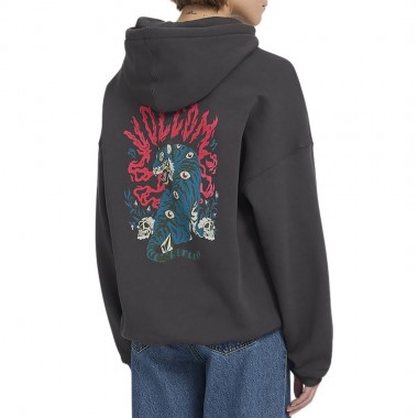 VOLCOM RADICAL DAZE UP W HOODIE BLACK