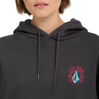 VOLCOM RADICAL DAZE UP W HOODIE BLACK