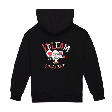 VOLCOM OZZY K ZIP HOODIE BLACK