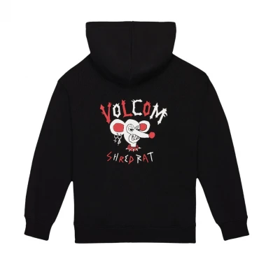 VOLCOM OZZY K ZIP HOODIE BLACK