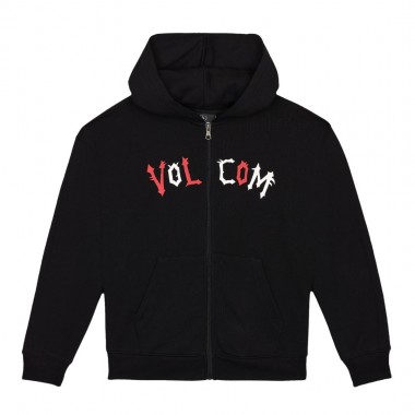 VOLCOM OZZY K ZIP HOODIE BLACK