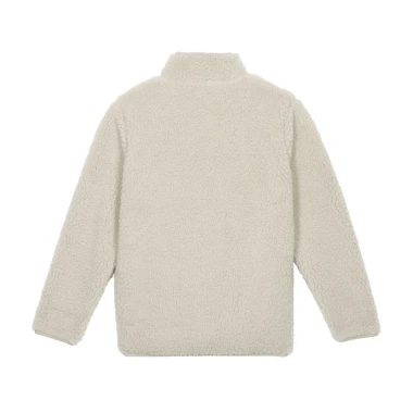 VOLCOM MUZZER FUZZAR K SHERPA ZIP FLEECE STONE