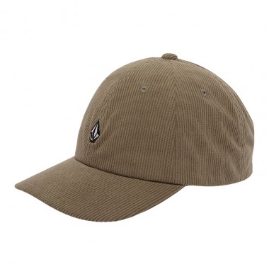 VOLCOM FULL STONE ADJ CORDUROY CAP BRINDLE