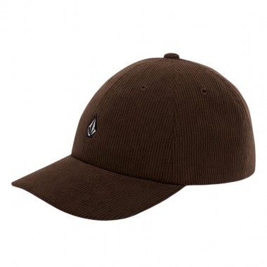 VOLCOM FULL STONE ADJ CORDUROY CAP CACAO