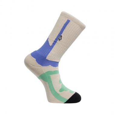 VOLCOM CARRAU PRINT MIXER SOCKS 3PK MULTI