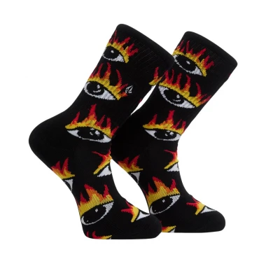 VOLCOM OZZY K SOCKS BLACK