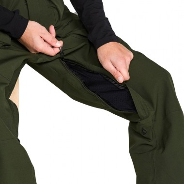 VOLCOM ROAN SNOW BIB DARK GREEN