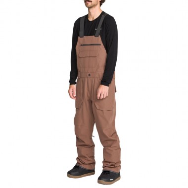 VOLCOM ROAN SNOW BIB DESERT TAUPE