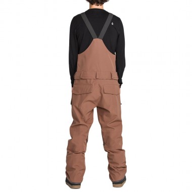 VOLCOM ROAN SNOW BIB DESERT TAUPE