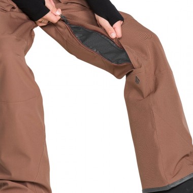 VOLCOM ROAN SNOW BIB DESERT TAUPE