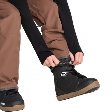 VOLCOM ROAN SNOW BIB DESERT TAUPE