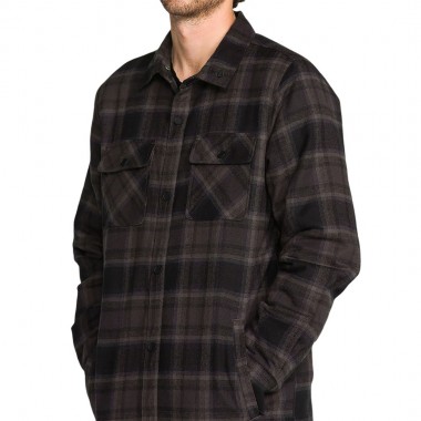 VOLCOM ENSON INSULATED RIDING FLANNEL BLACK