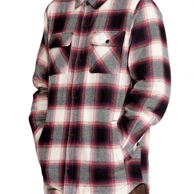 VOLCOM ENSON INSULATED RIDING FLANNEL BLUE