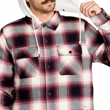 VOLCOM ENSON INSULATED RIDING FLANNEL BLUE