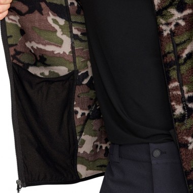 VOLCOM NELSON SHERPA FULL ZIP FLEECE CAMOFLAUGE