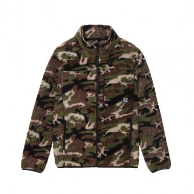 VOLCOM NELSON SHERPA FULL ZIP FLEECE CAMOFLAUGE