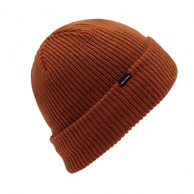 VOLCOM SWEEP LINED BEANIE BURNT ORANGE