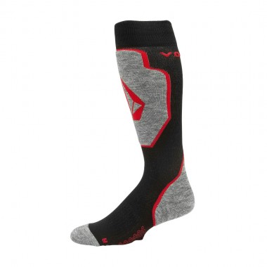VOLCOM SHIELD WOOL BLEND OTC SNOW SOCKS ORANGE SHOCK