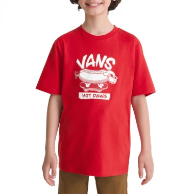 VANS HOT DAWG Y TEE RACING RED