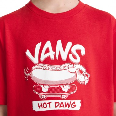VANS HOT DAWG Y TEE RACING RED