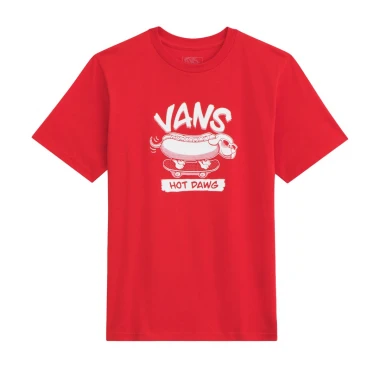 VANS HOT DAWG Y TEE RACING RED