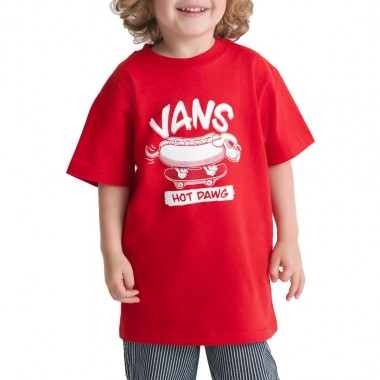 VANS HOT DAWG K TEE RACING RED