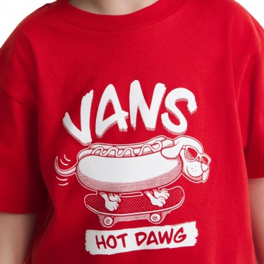 VANS HOT DAWG K TEE RACING RED