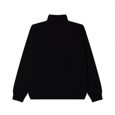 OBEY EST. WORKS BOLD Q-ZIP MOCKNECK SWEATSHIRT BLACK