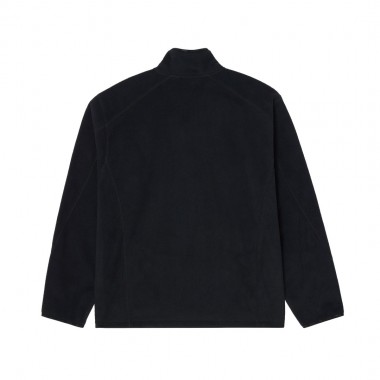 OBEY VETTA POLAR FLEECE Q-ZIP PULLOVER BLACK