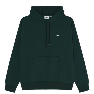 OBEY ESTABLISHED WORKS BOLD HOODIE II GREEN GABLES