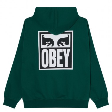 OBEY EYES ICON HOODIE RAINFOREST