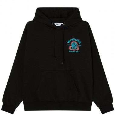 OBEY VICIOUS CIRCLE HOODIE BLACK