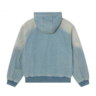 OBEY GLEN ZIP UP JACKET INDIGO ARCHIVE WASH