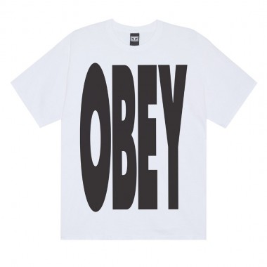 OBEY EXTENDED TEE WHITE