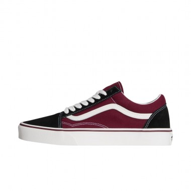 VANS OLD SKOOL SHOES RED/BLACK