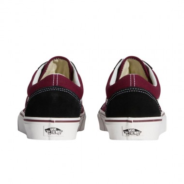 VANS OLD SKOOL SHOES RED/BLACK