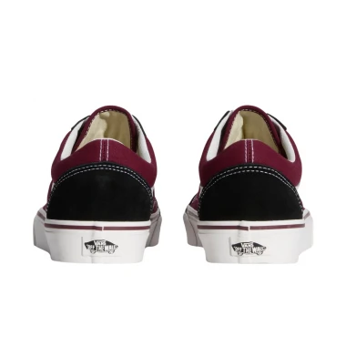 VANS OLD SKOOL SHOES RED/BLACK
