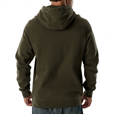 FOX HEAD HOODIE OLIVE GREEN