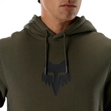 FOX HEAD HOODIE OLIVE GREEN