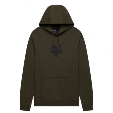 FOX HEAD HOODIE OLIVE GREEN