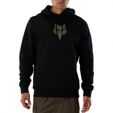 FOX HEAD HOODIE BLACK/GREEN