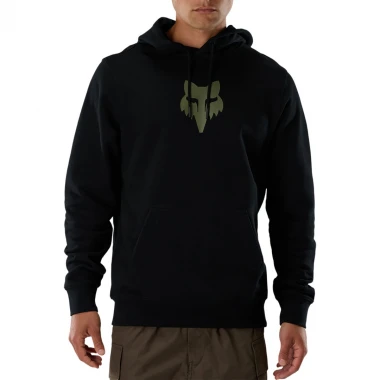 FOX HEAD HOODIE BLACK/GREEN