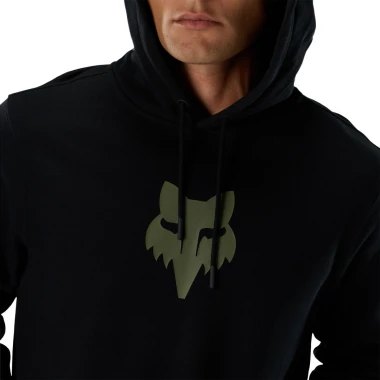 FOX HEAD HOODIE BLACK/GREEN