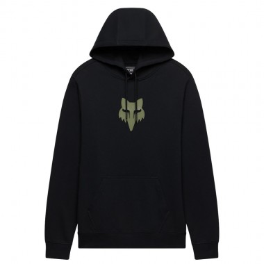 FOX HEAD HOODIE BLACK/GREEN