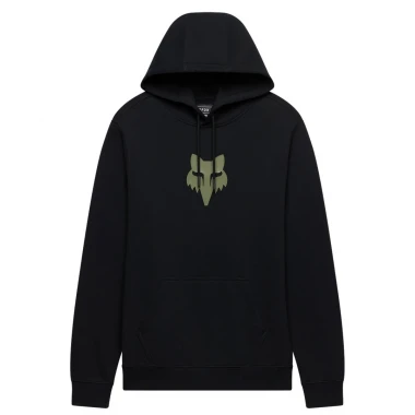 FOX HEAD HOODIE BLACK/GREEN