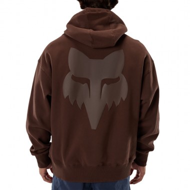 FOX HEAD HEAVYWEIGHT HOODIE COFFEE