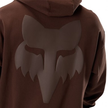 FOX HEAD HEAVYWEIGHT HOODIE COFFEE