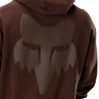 FOX HEAD HEAVYWEIGHT HOODIE COFFEE