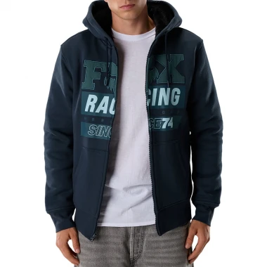 FOX SINCE 74 SASQUATCH ZIP HOODIE MIDNIGHT